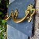 Pair of bronze handles signed L.PINET Art Nouveau