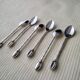 Box of 6 silver-plated mocha spoons Siléa