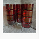 Set of 12 glasses with arcoroc foot BP