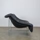 Vintage leather Butterfly chair with steel frame by G. van den Berg, Montis
