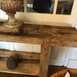 Old wooden workbench 2m48
