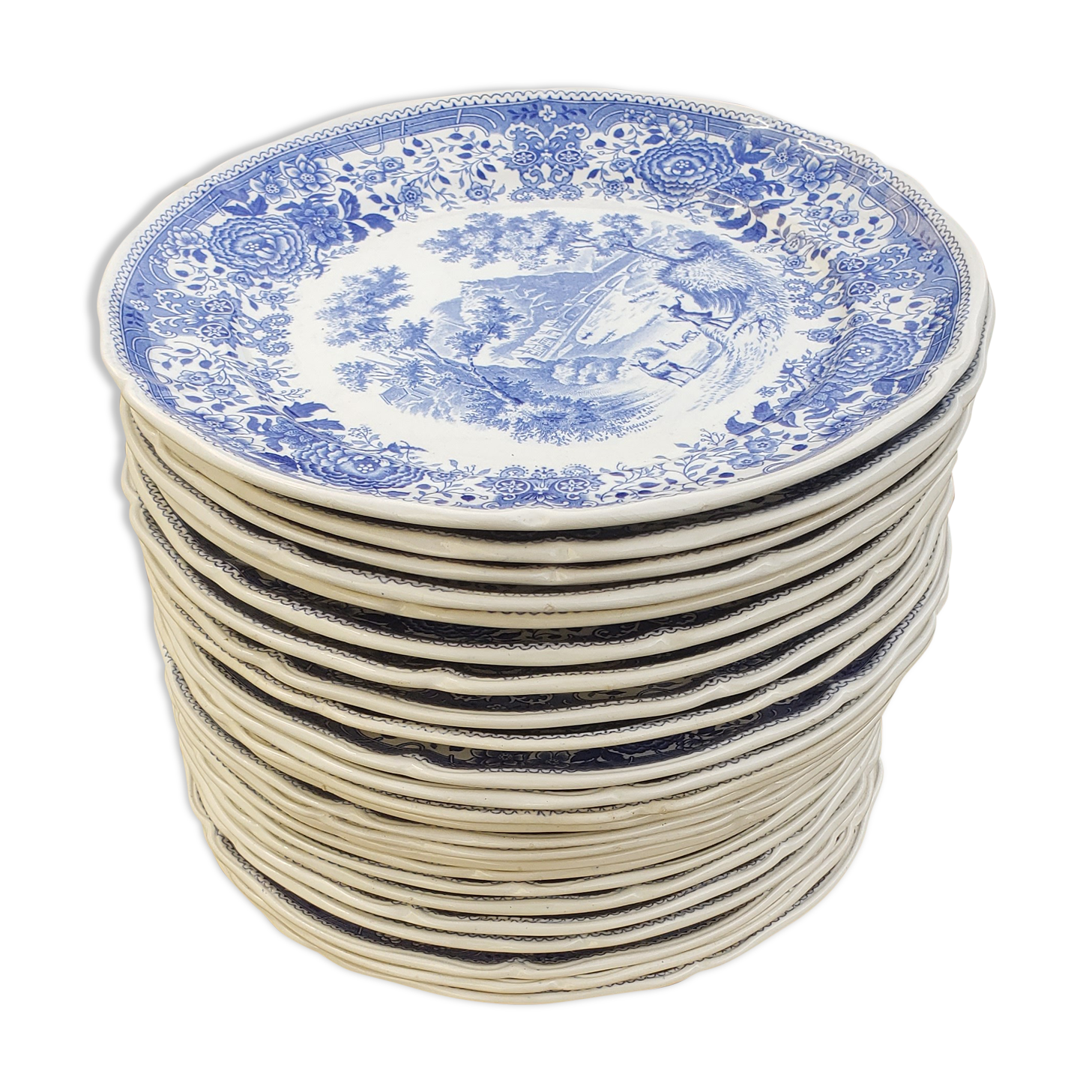 24 flat plates Villeroy and Boch model Bungerland