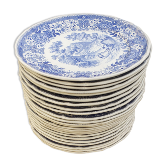 24 flat plates Villeroy and Boch model Bungerland
