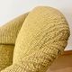 Mid Century Modern Lounge Chair 1950s Scandinavian Armchair Mustard Yellow