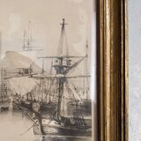 Engraved Port of Bordeaux