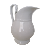 White porcelain pitcher