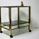 Vintage brass trolley, 1970s