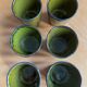 Mugs cups enameled stoneware 60s vintage