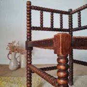 Vintage Corner Chair Brutalist Style