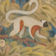 Painted canvas, Chimpanzees, Contemporary work