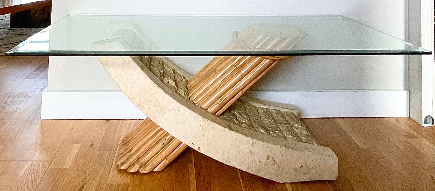 Coffee table French Riviera 1970.