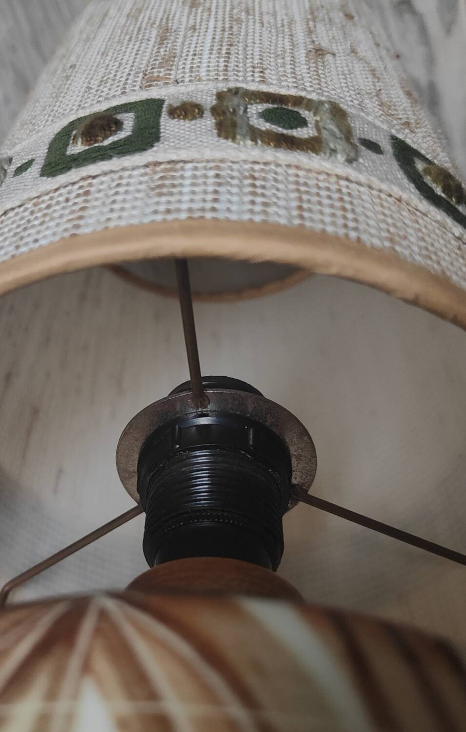 Vintage jersey lamp