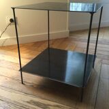 Table basse métal brut