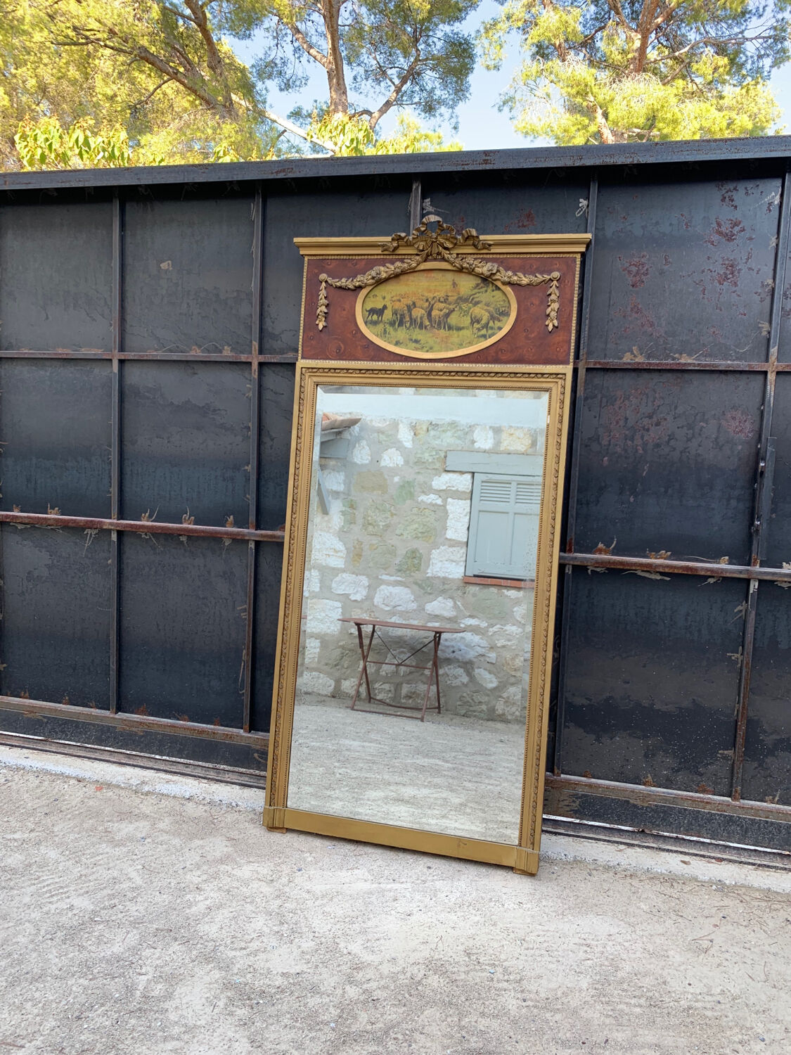 Overmantel mirror
