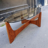 Oval coffee table, Hugues Poignant 60