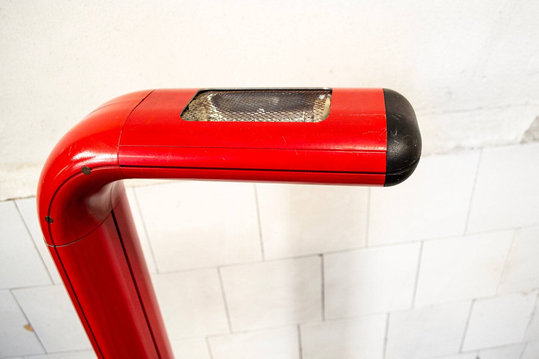 Vintage halogen lamp made of die-cast aluminium, 1970s.