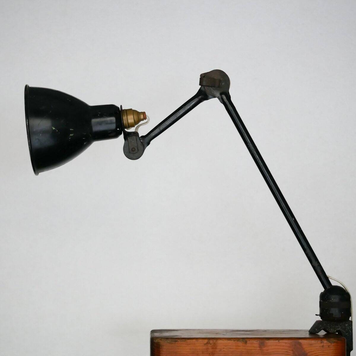 Industrial lamp no. 201 by Bernard-Albin Gras, France, 1930s