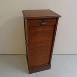 Antique filing cabinet with roller shutter