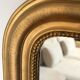 Small Louis-Philippe gilded mirror with mercury glass 48x60cm