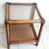 Table d'appoint rotin