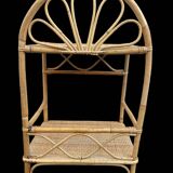 Rattan bedside table from the 70s Italy