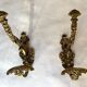 Gilded bronze hook nineteenth, Louis XVI, chimera decoration