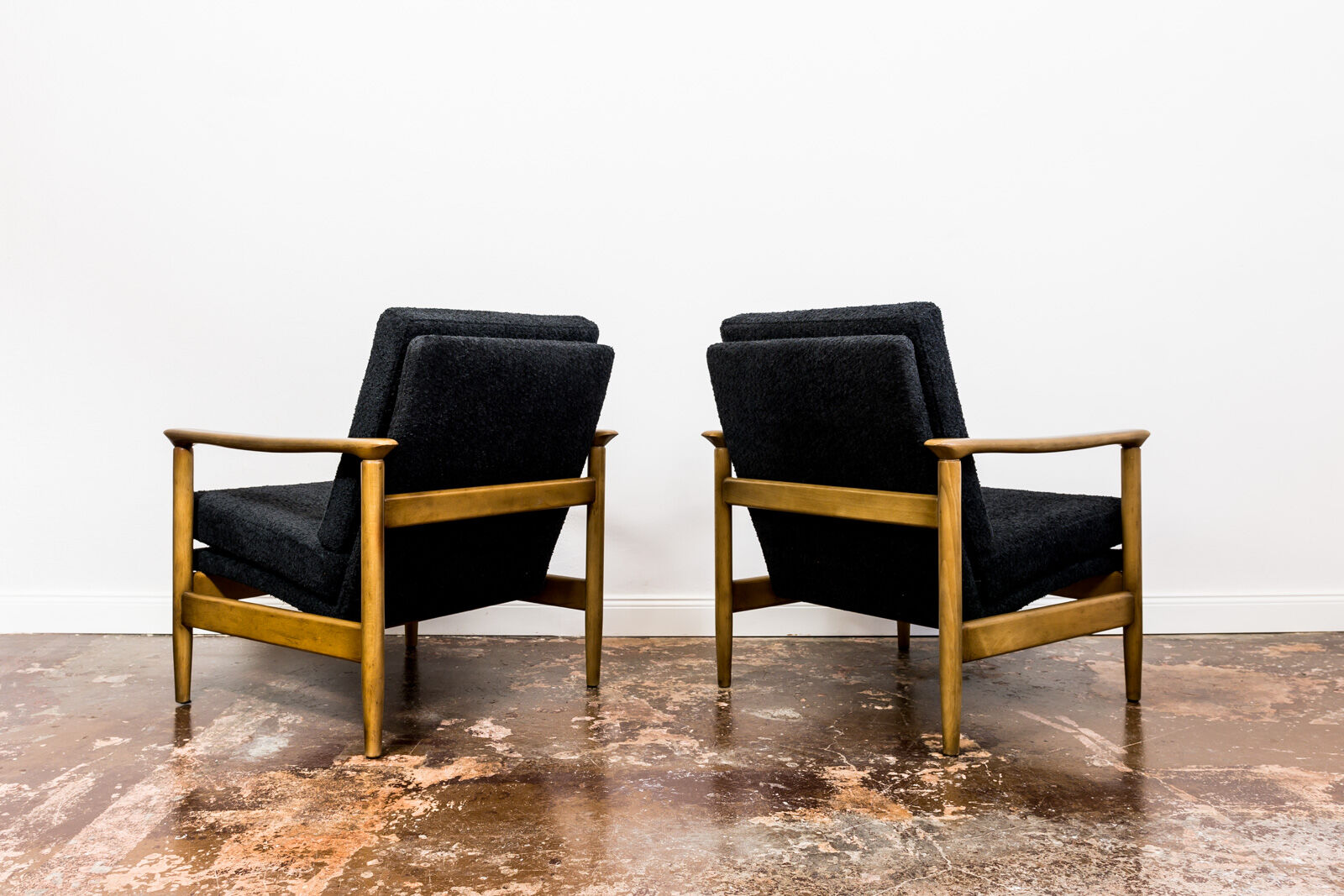Pair of GFM 142 Armchairs by Edmund Homa, 1960s