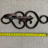 Wrought iron patère