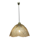 Peil & Putzer glass leaf hanging lamp , 1970’s