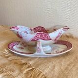 Antique sauce boat Jules Vieillard Bordeaux 19th century