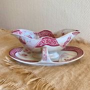 Antique sauce boat Jules Vieillard Bordeaux 19th century