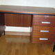 Wood and metal design desk