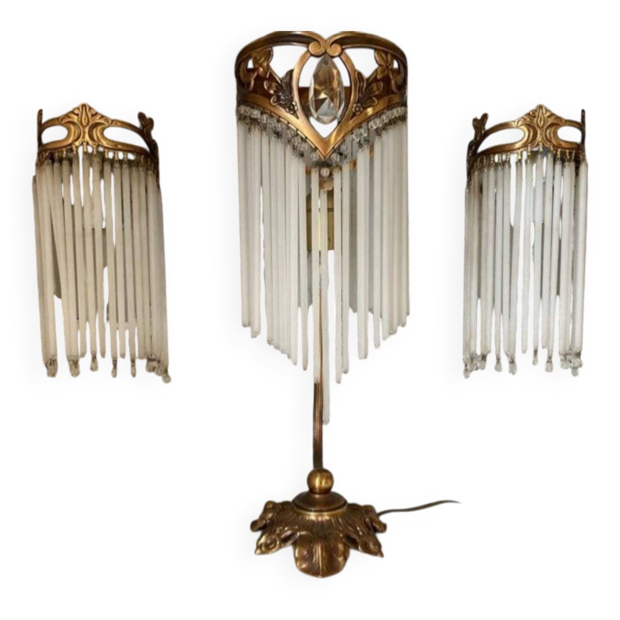 Lamp and wall light in the style of Guimard
