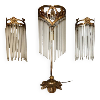 Lamp and wall light in the style of Guimard
