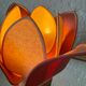 Vintage lotus flower lamp