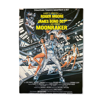 Poster "Moonraker" Roger Moore James Bond 007 40x60cm 1979