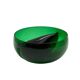 Mid-century green glass vase,  Italy 1960s