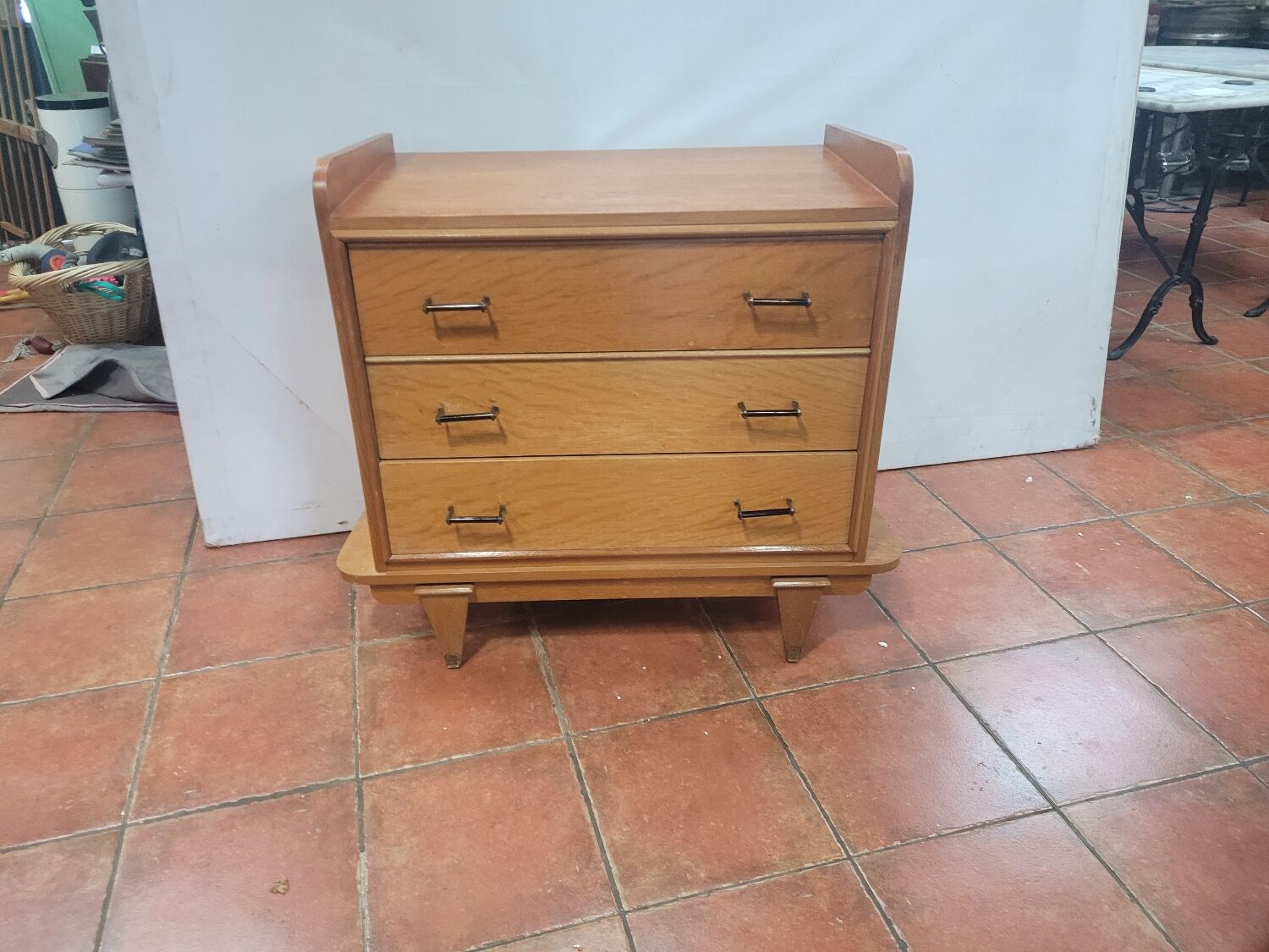 Vintage oak chest of drawers from the 60s