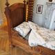 Antique carved wooden bed