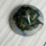 Three-legged glazed ceramic box