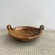 Glazed terracotta dish