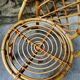 Suite of 4 chairs in rattan Louis Sognot