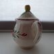 Faience sweetening St Clément France - Rooster decoration