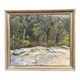 Huile sur toile originale suédoise – “Vinterlandskap” par Bertil Lindecrantz