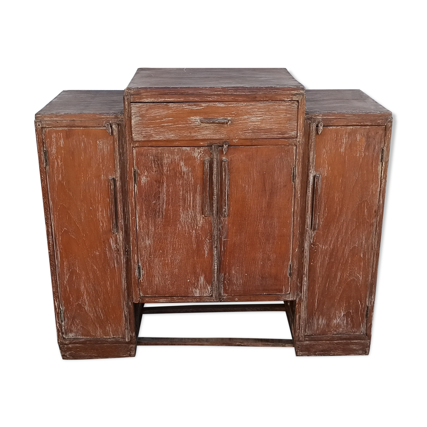 Antique wooden storage unit