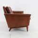 1970s Brown Leather 3-Seater Sofa, Denmark