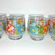 Set de 8 verres à fleurs
