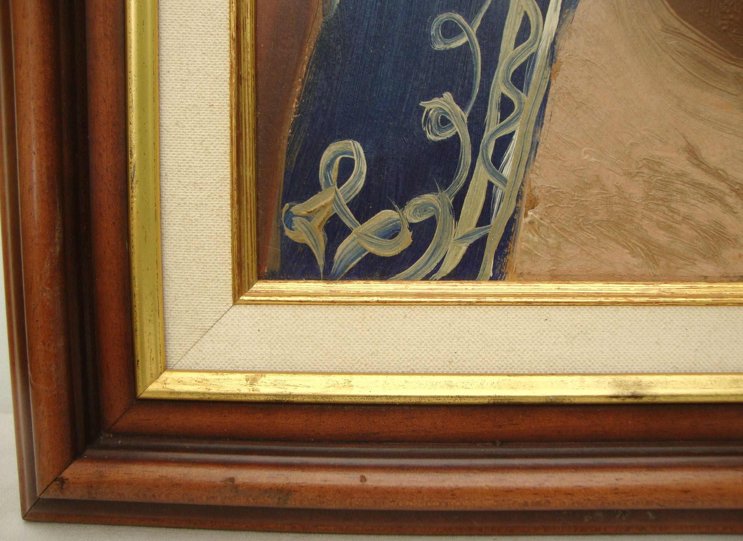 Tableau ancien portrait à l’huile