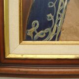 Old painting portrait in oil