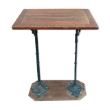 Ancienne table bistrot pied fonte